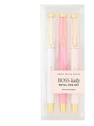 Boss Lady Metal Pen Set