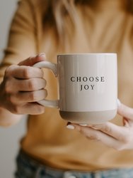 Choose Joy Stoneware Coffee Mug