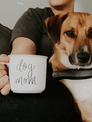 Dog Mom Rustic Campfire Coffee Mug