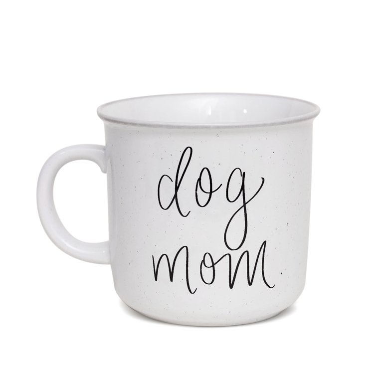 Dog Mom Rustic Campfire Coffee Mug