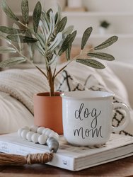 Dog Mom Rustic Campfire Coffee Mug