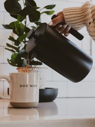 Dog Mom Stoneware Coffee Mug
