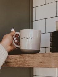 Dog Mom Stoneware Coffee Mug