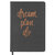 Dream Plan Do Grey and Rose Gold Fabric Journal