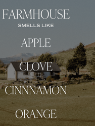 Farmhouse Soy Candle - Amber Jar