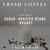 Fresh Coffee Soy Candle | 11 oz Amber Candle