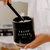 Fresh Coffee Soy Candle 12 oz - Black Stoneware Jar