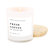 Fresh Coffee Soy Candle | White Jar Candle + Wood Lid - White