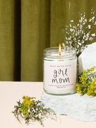 Girl Mom Soy Candle - Clear Jar - 9 oz - Wildflowers And Salt