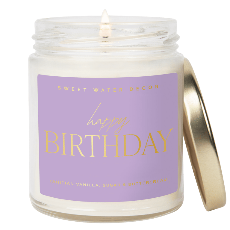 Happy Birthday Soy Candle - 9 oz