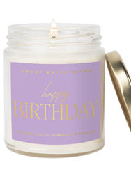 Happy Birthday Soy Candle - 9 oz