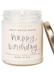 Happy Birthday Soy Candle