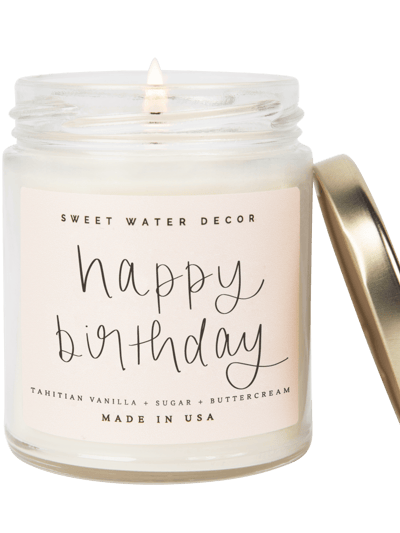 Sweet Water Decor Happy Birthday Soy Candle product