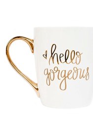 Hello Gorgeous Gold Coffee Mug