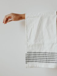 Horizontal Striped Tea Towel- Six Stripes