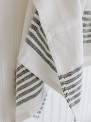 Horizontal Striped Tea Towel- Six Stripes