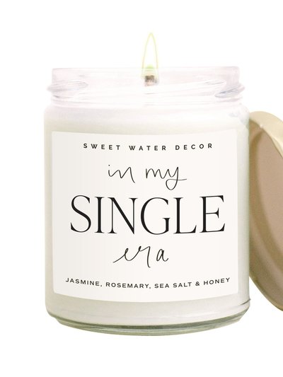 Sweet Water Decor In My Single Era Soy Candle - Clear Jar - 9 oz product