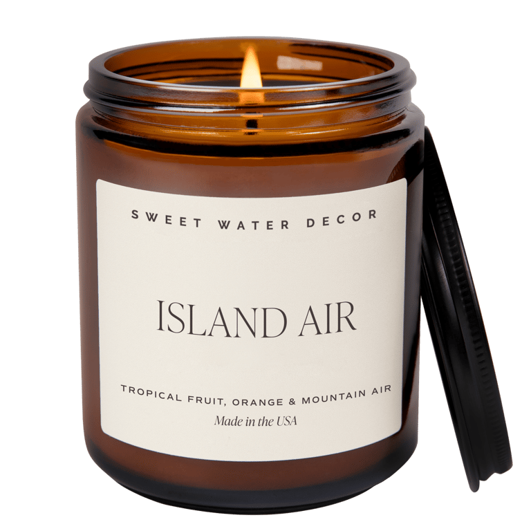 Island Air Soy Candle - Amber Jar - 9 oz