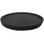 Large Black Wood Tray | Round