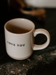Love You 14oz. Stoneware Coffee Mug