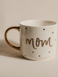 Mom Tile Coffee Mug - White