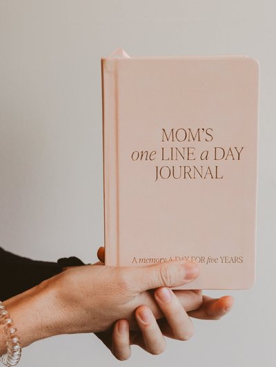 Sweet Water Decor Mom's One Line A Day Leather Journal product