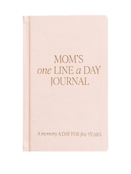 Mom's One Line A Day Leather Journal