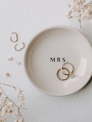 Mrs. Stoneware Jewelry Dish