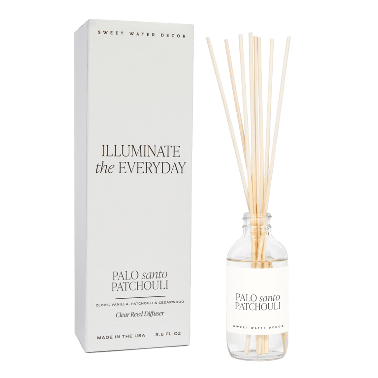 Palo Santo Patchouli Clear Reed Diffuser