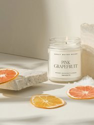 Pink Grapefruit Soy Candle - Clear Jar - 9 oz