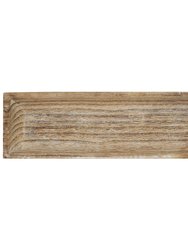 Rectangular Decorative Tray | Rustic - Brown