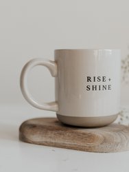 Rise + Shine Stoneware Coffee Mug