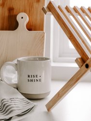 Rise + Shine Stoneware Coffee Mug