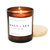 Salt + Sea Soy Candle | 11oz Amber Jar Candle - Amber