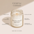 Sandalwood Rose Soy Candle - Clear Jar - 9 oz