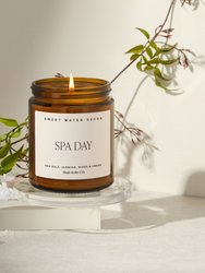 Spa Day Soy Candle - Amber Jar - 9 oz