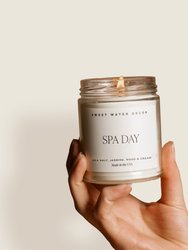 Spa Day Soy Candle - Clear Jar - 9 oz