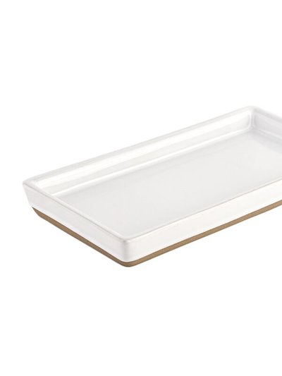 Sweet Water Decor Stoneware Tray - White product