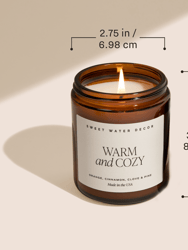 Stress Relief Soy Candle - Amber Jar