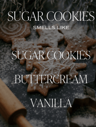 Sugar Cookies Soy Candle - Amber Jar