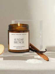 Sunday Brunch Soy Candle - Amber Jar - 9 oz