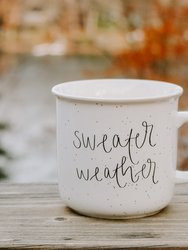 Sweater Weather Rustic Campfire Coffee Mug