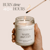 Warm And Cozy Soy Candle - Clear Jar