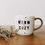 Warm and Cozy - White + Gold Honeycomb Tile Coffee Mug