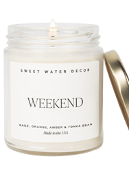Weekend Soy Candle - Clear Jar