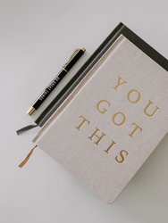 You Got This Fabric Journal