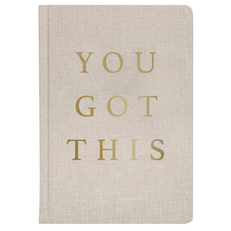 You Got This Fabric Journal - Cream