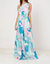One Shoulder Tiered Maxi Dress In Palm Springs - Palm Springs