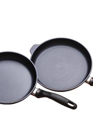 2 Piece Nonstick Fry Pan Set, 9.5 and 11 Inch
