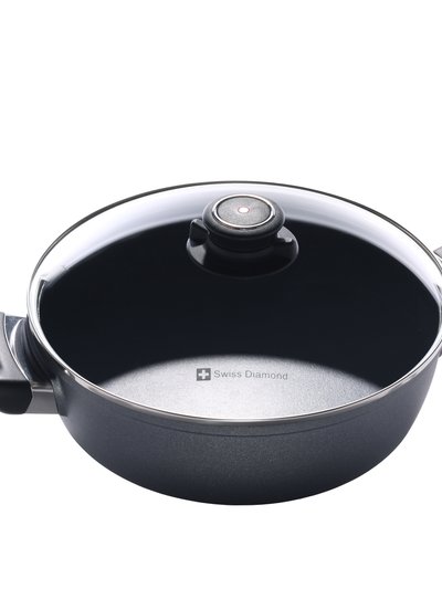 Swiss Diamond Nonstick 9.5 Inch Casserole with Lid, 3.2 Quart product